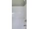 Clean, white shower stall with chrome fixtures at 7914 Willow Wind Cir, Indianapolis, IN 46239