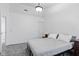 Bright bedroom with neutral walls, carpet, and a comfortable bed, showcasing a clean and inviting space at 9046 Sparta Dr, Fishers, IN 46038