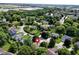 Overhead view of a single Gathering home with a red pin indicator in a residential neighborhood at 9170 Andiron Way, Indianapolis, IN 46250