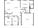 Detailed floor plan showcasing the layout of this inviting home, highlighting room dimensions and overall space at 9858 Bryce Blvd, Pendleton, IN 46064