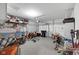 Well-organized garage with epoxy flooring and ample storage at 9858 Bryce Blvd, Pendleton, IN 46064
