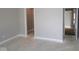Clean bedroom design, features an empty closet and neutral colors at 10424 Oak Bend Blvd, Indianapolis, IN 46239