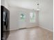 Bright kitchen area with essential appliances and easy access to the backyard at 12121 Driftstone Dr, Fishers, IN 46037