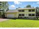 Charming two-story home featuring a well-maintained lawn, attached garage, and classic colonial architecture with black shutters at 1224 S Hunter Rd, Indianapolis, IN 46239