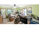 Spacious home office with plenty of desk space, ample natural light, and organizational features at 1224 S Hunter Rd, Indianapolis, IN 46239