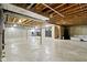 This unfinished basement offers plenty of room to add a recreation or media room at 15098 Newburyport Dr, Fortville, IN 46040
