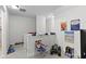 This large bonus room offers flexible possibilities at 15098 Newburyport Dr, Fortville, IN 46040