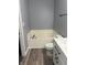 Bathroom featuring a tiled tub and modern finishes at 19236 Fox Chase Dr, Noblesville, IN 46062