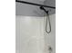 Bright shower with modern rainfall shower head and crisp white shower surround at 19236 Fox Chase Dr, Noblesville, IN 46062