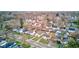 A neighborhood aerial view of colorful residential homes with many trees at 1940 N Drexel Ave, Indianapolis, IN 46218