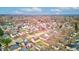 A neighborhood aerial view of closely-packed residential homes at 1940 N Drexel Ave, Indianapolis, IN 46218
