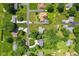 An aerial view of a residential neighborhood at 3388 S Leonard Rd, New Palestine, IN 46163