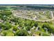 An aerial view of a planned neighborhood with ponds and green spaces at 3388 S Leonard Rd, New Palestine, IN 46163
