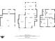 Detailed floor plan showcasing the layout of the home, including the kitchen, bedrooms, and living areas at 3388 S Leonard Rd, New Palestine, IN 46163