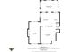 Floor plan showcasing living room, dining area, kitchen and screened porch dimensions at 3388 S Leonard Rd, New Palestine, IN 46163