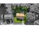 Aerial black and white image that features yard lines; lot lines do not represent a survey at 5201 Gringo Dr, Indianapolis, IN 46237