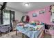 Bright bedroom featuring pink walls and decor at 5201 Gringo Dr, Indianapolis, IN 46237