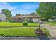 Charming single-story home featuring a well-manicured lawn and inviting curb appeal at 5201 Gringo Dr, Indianapolis, IN 46237
