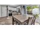Charming eat-in kitchen with updated appliances and a view of the backyard at 5201 Gringo Dr, Indianapolis, IN 46237