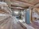 Farmhouse style kitchen features open shelving and stainless appliances at 5240 W 400 N, Fairland, IN 46126