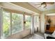Bright sunroom enclosed with lots of light and views at 526 W Hunters Dr # C, Carmel, IN 46032