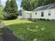 Expansive backyard featuring a well-manicured lawn and established landscaping at 5378 Rosslyn Ave, Indianapolis, IN 46220