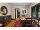 Elegant dining room featuring hardwood floors and stylish décor at 5424 Broadway St, Indianapolis, IN 46220