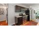 Efficient kitchen design with stainless steel appliances and stylish cabinetry at 5424 Broadway St, Indianapolis, IN 46220
