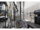 Efficient utility room, housing the water heater, furnace, and additional water filtration system at 5723 Arctic Run Dr, Noblesville, IN 46062