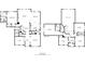 Detailed floor plan of the main level featuring 2,189 sq ft and upper level of 1,317 sq ft at 5997 Hollythorn Pl, Carmel, IN 46033