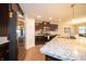 Beautiful kitchen with granite countertops, modern stainless steel appliances, and plenty of counter space at 610 Sawtooth St, Westfield, IN 46074