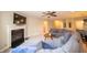 Comfortable living area features a fireplace, plush seating, and an open layout for easy entertaining at 610 Sawtooth St, Westfield, IN 46074