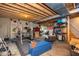 Spacious unfinished basement featuring exposed ceiling, concrete floors, and ample potential at 6532 Amherst Way, Zionsville, IN 46077