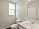 Well-lit bathroom featuring modern fixtures and stylish design at 6670 Shooting Star Dr, Whitestown, IN 46075