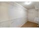 Walk-in closet featuring built-in metal shelving for optimal storage at 6670 Shooting Star Dr, Whitestown, IN 46075