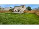 Expansive backyard with a wooden deck perfect for outdoor relaxation and entertaining at 770 Tulip Ln, Greenwood, IN 46143