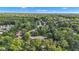 Aerial view of a serene, wooded suburban community at 8140 Bold Forbes Ct, Indianapolis, IN 46217