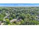 Lush green canopy and street view from overhead shows the desirable neighborhood at 8140 Bold Forbes Ct, Indianapolis, IN 46217