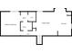Layout showcasing primary bedroom, dining area, and kitchen at 8140 Bold Forbes Ct, Indianapolis, IN 46217