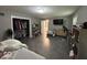 Large bedroom with hardwood floors and a large closet at 8407 Campbell Ct, Mooresville, IN 46158