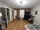 Bedroom with hardwood floors and ample closet space at 8407 Campbell Ct, Mooresville, IN 46158
