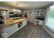 Kitchen with granite countertops, stainless steel appliances, and ample counter space at 8407 Campbell Ct, Mooresville, IN 46158