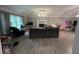 Bright living room featuring hardwood floors, fireplace, and natural light at 8407 Campbell Ct, Mooresville, IN 46158