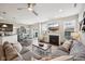 Bright living room featuring a fireplace, lots of light, and an open floor plan perfect for entertaining at 9707 Prairie Smoke Dr, Noblesville, IN 46060