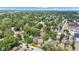 Neighborhood scene featuring residential homes and tree canopy at 1105 Windsor St, Indianapolis, IN 46201