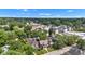 Aerial shot of residential area with diverse housing options near shopping at 1105 Windsor St, Indianapolis, IN 46201