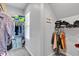 Spacious closet with custom shelving and hanging space, perfect for organization at 1105 Windsor St, Indianapolis, IN 46201