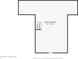 Floor plan showcasing the dimensions of the finished attic space at 1129 Trowbridge St, Indianapolis, IN 46203