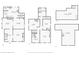 Complete house floor plans showcasing the first, second and third floor layouts at 1129 Trowbridge St, Indianapolis, IN 46203