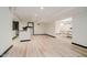 Finished basement with vinyl floors, recessed lighting, and a bar area at 12490 Windbush Way, Carmel, IN 46033